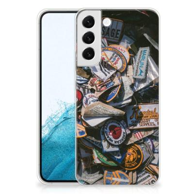 Samsung Galaxy S22 Plus | Siliconen hoesje | met foto Badges Samsung Galaxy S22 Plus | Siliconen hoesje | met foto Badges