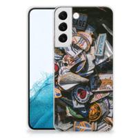 Samsung Galaxy S22 Plus | Siliconen hoesje | met foto Badges - thumbnail