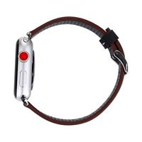 Dot Pattern Leren bandje - Zwart - Geschikt voor Apple Watch 44mm / 45mm / 46mm / 49mm - thumbnail