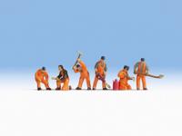 NOCH 45276 TT Spoorwerkers figuren Staand, Geverfd - thumbnail