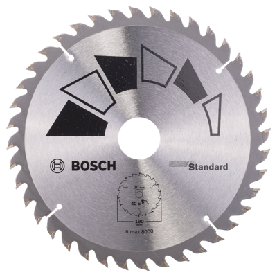 Bosch Accessoires Cirkelzaagblad Basic 190X22X30/24,T40 - 2609256821 Bosch Accessoires Cirkelzaagblad Basic 190X22X30/24,T40 - 2609256821