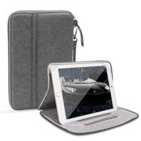 Tablet PC Universal Hand-held Shockproof Inner Pouch Bag Protective Cover for iPad 9.7 inch / Air 3 / Mini 4 / 3 / 2 / 1 with Holder (Grey) - thumbnail