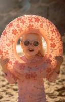 Little Dutch pink flower zwemring, 50cm - thumbnail