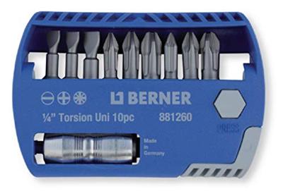 Berner bits-selector 1/4" 10 delig