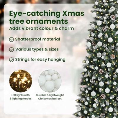 Kunstkerstboom met 300 LED Groen 210 cm PVC en Plastic en Staal