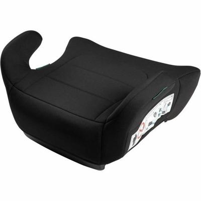 Autostoelverhoger - BBGO - Kissyrider - 6 tot 12 jaar - I-SIZE 125-150 cm - Met gordel - Zwart - Afneembare en wasbare hoes