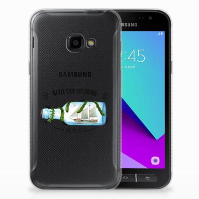 Samsung Galaxy Xcover 4 | Xcover 4s Telefoonhoesje met Naam Boho Bottle Samsung Galaxy Xcover 4 | Xcover 4s Telefoonhoesje met Naam Boho Bottle