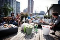 Elho Loft Urban 30 cm pistachio green - thumbnail