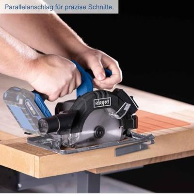 Cirkelzaag - SCHEPPACH - 20V IXES - 165mm - max. zaagsnede 53mm/90° - 4300rpm - zonder accu of lader - C-HCS165-X