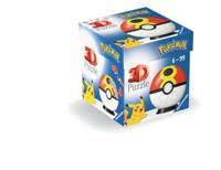 Ravensburger 3d puzzelbal pokémon pokébal, 54st. - thumbnail