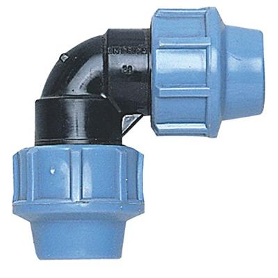 Knie 90gr voor PE/tyleen - 20mm - 16 bar