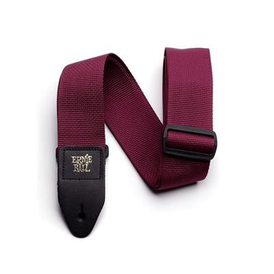 Ernie Ball Polypro Strap 4047 Bordeaux