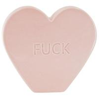 Housevitamin beeld candy heart lichtroze 19,5 cm | 6 stuks - thumbnail