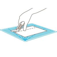 MARTOR Snijmat Kunststof (l x b x h) 320 x 230 x 3 mm Zwart 1 stuk(s) - thumbnail