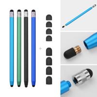 4 stuks - Stylus touchscreen pennetjes - Gemixte kleuren - thumbnail