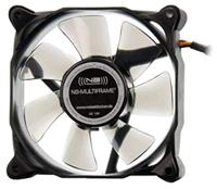NoiseBlocker Multiframe M8-S2 PC-ventilator Zwart, Grijs (transparant) (b x h x d) 80 x 80 x 25 mm - thumbnail
