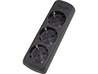 AS Schwabe 11732 Stekkerdoos Zwart 1 stuk(s) - thumbnail