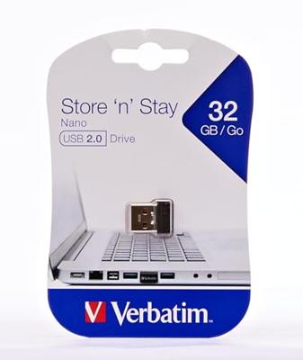 Verbatim Store n Stay Nano USB-stick 32 GB Zwart 98130 USB-A 2.0