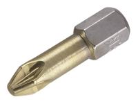Wolfcraft Torsie TiN-bits | Kruiskop PZ1 | 2 stuks - 1325000 - thumbnail