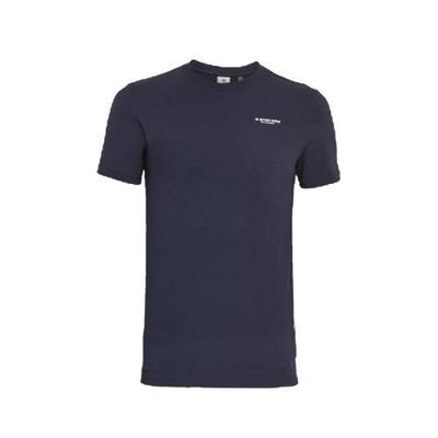 G-Star RAW T-shirt met biologisch katoen donkerblauw