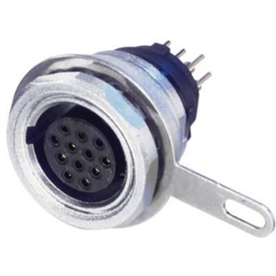 Neutrik MPF12-V Ronde connector Bus, inbouw verticaal Totaal aantal polen: 12 Serie (ronde connectoren): miniCON 1 stuk(s)
