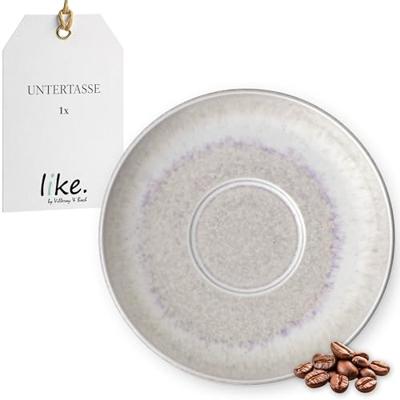 LIKE BY VILLEROY & BOCH - Perlemor Sand - Schotel voor espressokop LIKE BY VILLEROY & BOCH - Perlemor Sand - Schotel voor espressokop