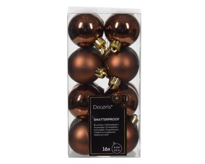 Kerstbal kunststof d4 cm esprss 16st kerst Decoris - Decoris Kerstbal kunststof d4 cm esprss 16st kerst Decoris - Decoris