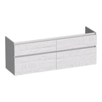 Brauer Delight - Onderkast - 140 cm - met 4 Softclose Lades Greeploos en 2 Sifon Uitsparingen - Forest Seashell - thumbnail