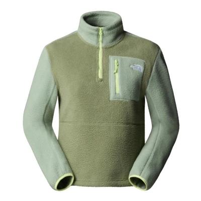The North Face Yumiori 1/4 Zip Fleece Dames Bark Mist/Slate Moss/As S