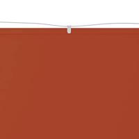 Luifel verticaal 140x800 cm oxford stof terracottakleurig - thumbnail