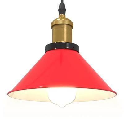 VidaXL Hanglamp in hoogte verstelbaar e27 ø22 cm metaal glanzend rood VidaXL Hanglamp in hoogte verstelbaar e27 ø22 cm metaal glanzend rood