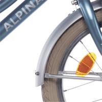 Alpina spatbord set + stang 16 cargo silver matt - thumbnail