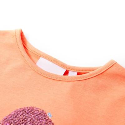 Kindershirt 128 neonoranje Kindershirt 128 neonoranje