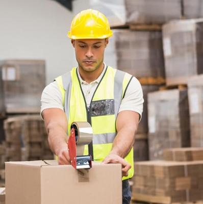 Verpakkingstape dispenser Rapesco Germ-Savvy 960 antibacterieel zwart