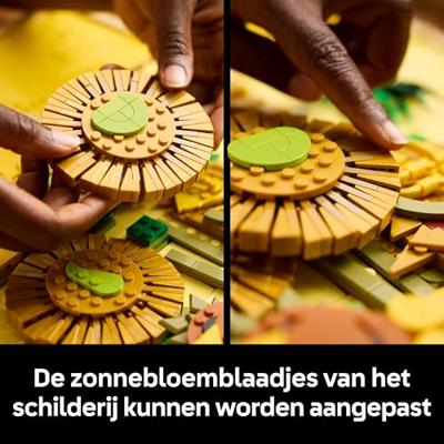 LEGO Art 31215 Vincent van Gogh - Zonnebloemen - Wandkunst, Bouw voor volwassenen - thumbnail