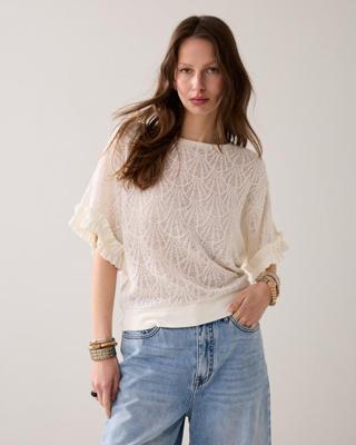 Summum Top Open Jaquard 3s5297-30757 115 Off White