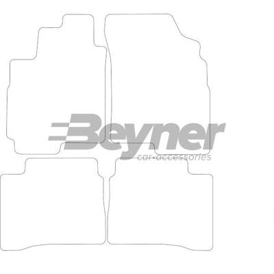 Velours Automatten passend voor Kia Magentis 2003 4-delig HL1345004