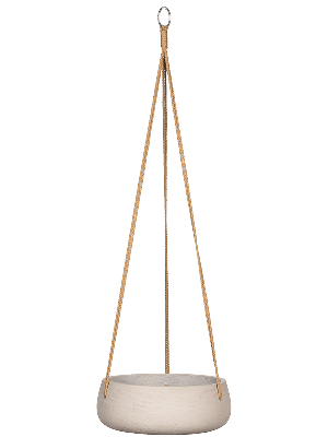 Rough Eco-line hangende bloempot M 29x11 cm Eileen lichtgrijs Rough Eco-line hangende bloempot M 29x11 cm Eileen lichtgrijs