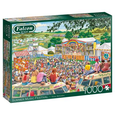 Falcon puzzel Summer Music Festival 37 cm karton 1000 stukjes Falcon puzzel Summer Music Festival 37 cm karton 1000 stukjes