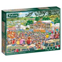 Falcon puzzel Summer Music Festival 37 cm karton 1000 stukjes - thumbnail