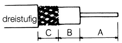 Weidmüller 9030500000 CST Kabelstripper Geschikt voor: Coaxkabel, Ronde datakabel 2.5 tot 8 mm RG58, RG71, RG59, RG62