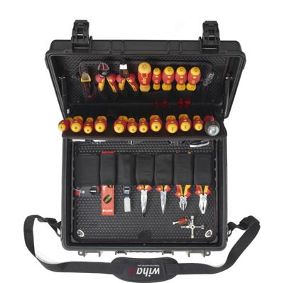 Wiha Gereedschapskoffer (gevuld) 81-delig Electricien, Handwerker, Leerling, Professioneel, VDE (l x b x h) 510 x 420 x 220 mm
