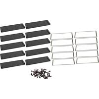 Hammond Electronics Eindplaat Aluminium Zwart (l x b x h) 6 x 169 x 57 mm 10 stuk(s) - thumbnail