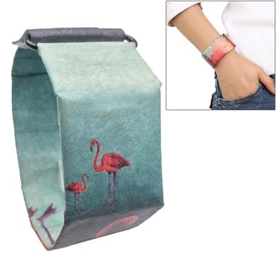 Flamingo patroon creatieve Fashion waterdichte papier Watch intelligente papier elektronische polshorloge