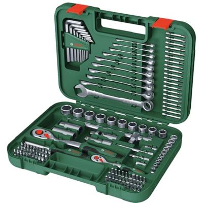 Bosch Advanced 132-delige handgereedschapset (voor zware bevestigingsklussen; sleutels/ratels/schroevendraaiers; accessoires) - thumbnail