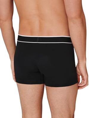 Schiesser Boxershorts 95/5 zwart 3-pack