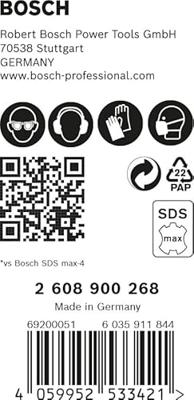 Bosch Accessories EXPERT SDS max-8X 2608900268 Hamerboor 5-delig 24.00 mm Gezamenlijke lengte 520 mm SDS-Max 5 stuk(s) - thumbnail