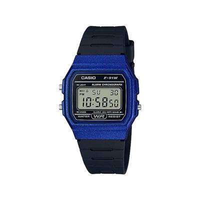 Casio Retro Vintage F-91WM-2A Unisex Horloge 33mm 3 ATM Casio Retro Vintage F-91WM-2A Unisex Horloge 33mm 3 ATM