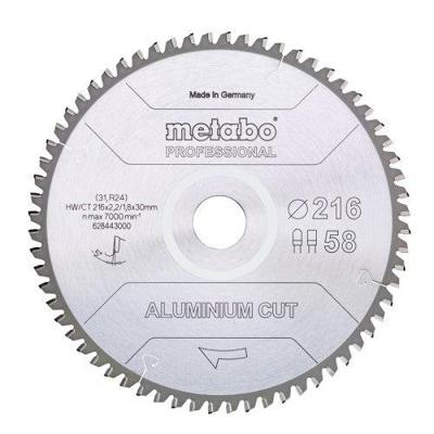 Metabo Accessoires cirkelzaagblad | "aluminium cut prof" | 254x30mm | z72 fz/tz 5° neg - 628447000 Metabo Accessoires cirkelzaagblad | "aluminium cut prof" | 254x30mm | z72 fz/tz 5° neg - 628447000