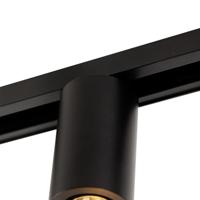 QAZQA E27 fitting met rail ophanging voor 1-fase rail zwart - Iconic - thumbnail